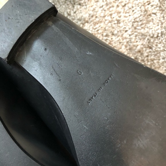 Everlane black leather modern point loafer 9 - Picture 7 of 7